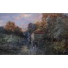 Paintings | Painting entitled ‘Landscape’, signed PIERDON Moinat SA  – Antiques and home décor
