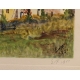 Aquarelle "Thonon les Bains" signé E. FREI 1951