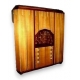 Music box, inlaid decoration.