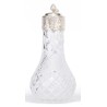 Crystal carafe with a silver-coloured metal spout