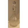 Pair of carafes engraved with grapes