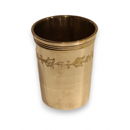 Goblet en métal argenté
