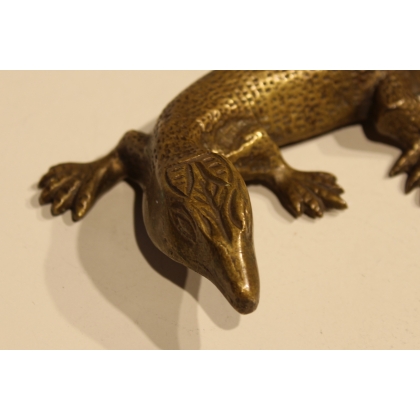 Lézard en bronze