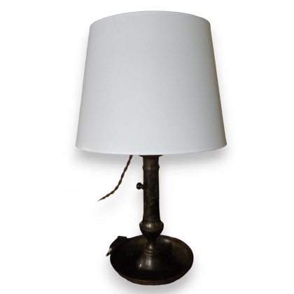  Bougeoir monté en lampe. Suisse. 19ème sur  Moinat SA  - Antiquités décoration