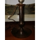 Bougeoir monté en lampe.