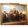 Tableau \"Les Moissoneurs Pontins\" signé CARRARD