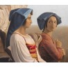 Tableau \"Les Moissoneurs Pontins\" signé CARRARD