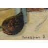 Tableau \"Anémones\" signé TERRAPON D. 85