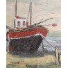 Tableau \"Bateau\" signé TERRAPON D. 84
