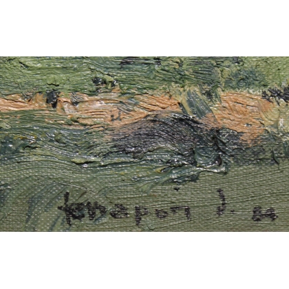 Tableau \"Bateau\" signé TERRAPON D. 84