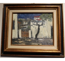 Tableau "Rhodes" signé TERRAPON D. 84