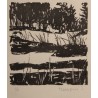 Gravure "Etang" signé TERRAPON D.