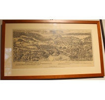 Gravure "Bataille de Morat" par Martinus MARTINI