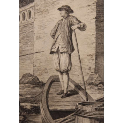 Engraving entitled ‘Swiss Costume in Murten’ by BARBIER