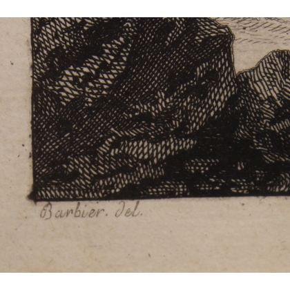 Engraving entitled ‘Swiss Costume in Murten’ by BARBIER