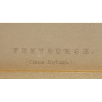 Engraving entitled ‘Freyburgh’ by W. H. BARTLETT