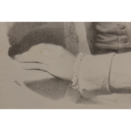 Engraving ‘Tissot’ by HEBERT