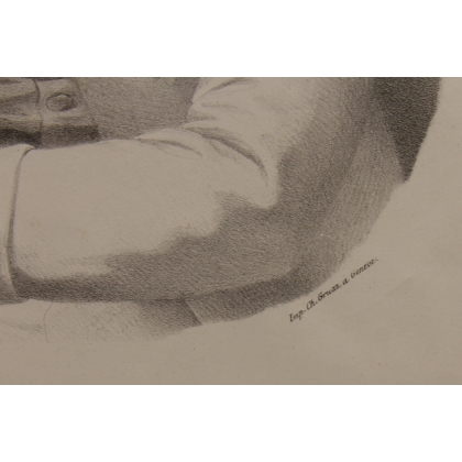 Engraving ‘Tissot’ by HEBERT