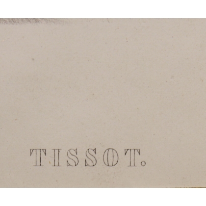 Engraving ‘Tissot’ by HEBERT