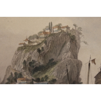 Engraving ‘Chin-Keang’ by Thomas ALLOM