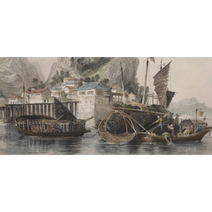Engraving ‘Chin-Keang’ by Thomas ALLOM