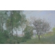 Swiss Pastel on paper "Landsca