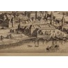 Engraving entitled ‘The Town of Murten in Switzerland’ by MERIAN