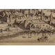 Gravure "La ville de Murten en Suisse" par MERIAN