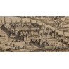Engraving entitled ‘The Town of Murten in Switzerland’ by MERIAN