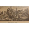 Engraving ‘Montagny-la-Ville’ by ULLMER AX