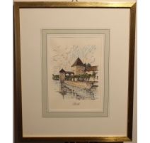Gravure "Rolle" par A. PAVILLON