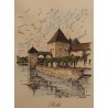 Gravure "Rolle" par A. PAVILLON