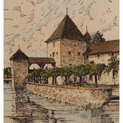 Gravure "Rolle" par A. PAVILLON