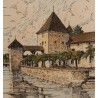 Gravure "Rolle" par A. PAVILLON