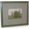 Pastellbild „Landschaft mit Tieren“.  bei Moinat SA  – Antiquitäten und Dekoration –  Gouachen, Aquarelle, Pastelle