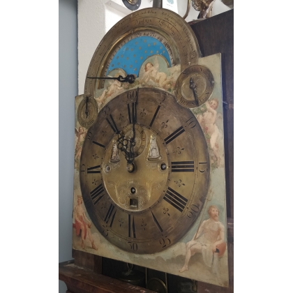 Dutch floor clock by A. van Eede, Leiden