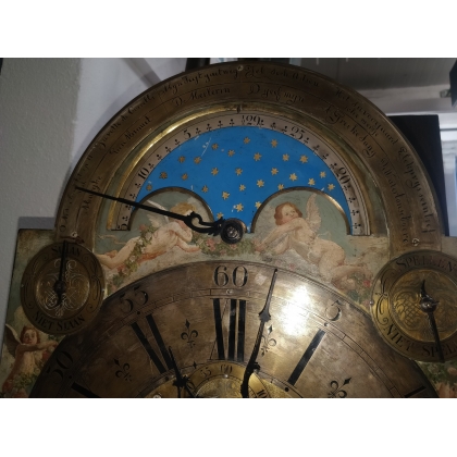 Dutch floor clock by A. van Eede, Leiden