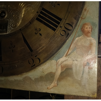 Dutch floor clock by A. van Eede, Leiden
