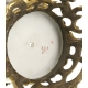 Paire de cache-pots en porcelaine à décor peint