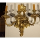 Paire d'appliques Napoléon III à 3 lumières
