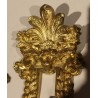 Pair of Napoleon III-style wall lights with three lights
