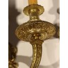 Pair of Napoleon III-style wall lights with three lights
