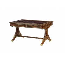 Bureau plat Regency en acajou