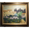 Tableau \"Mas de Provence\" signé TERRAPON D.