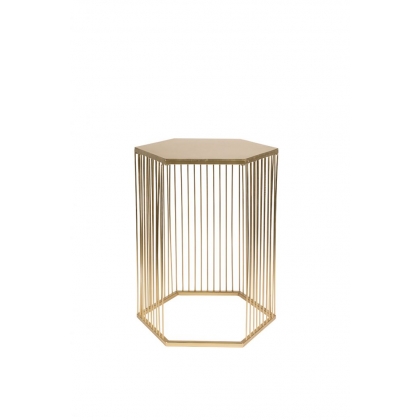 Table d\'appoint Queenbee dorée