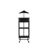 Black Lion valet stand with drawer