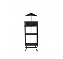 Valet de chambre Lion noir avec tiroir