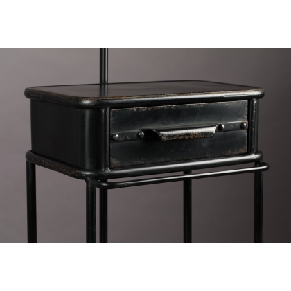 Black Lion valet stand with drawer