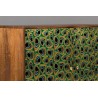 Meena sideboard in mango wood, with lacquered brass doors
