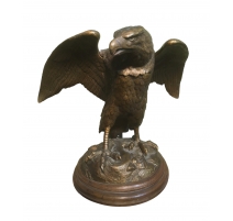 Aigle en bronze "encrier"